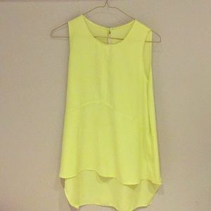 Neon Yellow tank top
